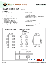 Datasheet WMS512K8V-15CC производства WEDC