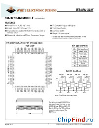 Datasheet WS1M32 производства WEDC