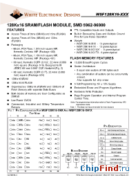 Datasheet WSF128K16-XG1UX производства WEDC