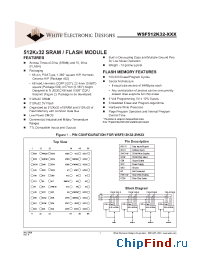 Datasheet WSF512K32-29H2I производства WEDC