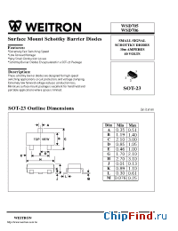 Datasheet WSD705 производства Weitron