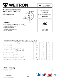 Datasheet WTC2306A производства Weitron