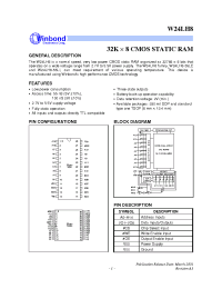Datasheet W24LH8Q-55LI manufacturer Winbond