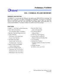 Datasheet W45B010 производства Winbond