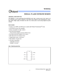 Datasheet W55F05 производства Winbond