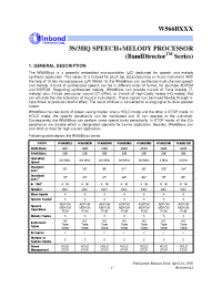 Datasheet W566B производства Winbond