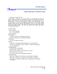 Datasheet W742CE811 производства Winbond