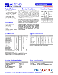 Datasheet AG202-63 manufacturer WJ