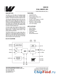 Datasheet WM2152CDT manufacturer Wolfson