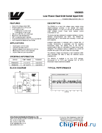 Datasheet WM2625CD manufacturer Wolfson