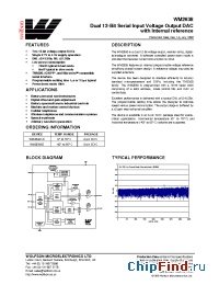 Datasheet WM2638ID manufacturer Wolfson