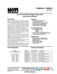Datasheet WM5628LCDW manufacturer Wolfson