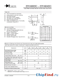 Datasheet ER1604DC-T3 производства WTE