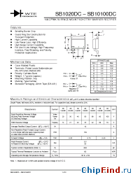 Datasheet SB1040DC-T3 производства WTE