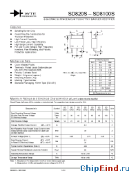 Datasheet SD830S-T3 manufacturer WTE