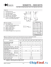 Datasheet SD840YS-T3 manufacturer WTE