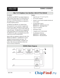 Datasheet XE0052T производства Xecom