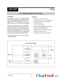 Datasheet XE0068 производства Xecom