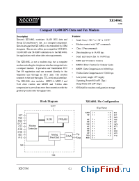 Datasheet XE1486L производства Xecom