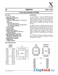 Datasheet X28C010-12 manufacturer Xicor