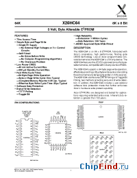 Datasheet X28HC64-55 производства Xicor