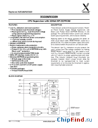 Datasheet X5328-2.7A производства Xicor