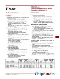 Datasheet XC3020A-6 производства Xilinx