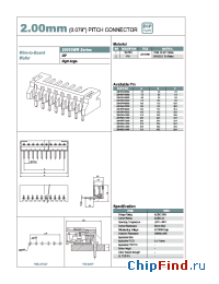Datasheet 20010WR-04000 manufacturer YEONHO