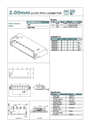 Datasheet 20015WR-05A00 manufacturer YEONHO