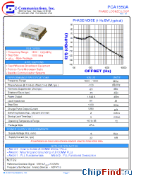Datasheet PCA1550A производства Z-Communications