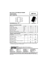 Datasheet ZDT751 производства Zetex