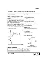 Datasheet ZRA124F01TA производства Zetex