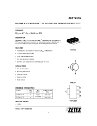 Datasheet ZX5T951G производства Zetex