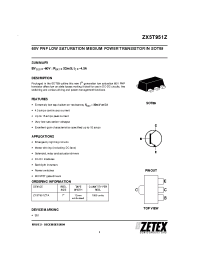 Datasheet ZX5T951Z производства Zetex