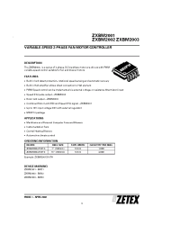 Datasheet ZXBM2002 производства Zetex