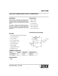 Datasheet ZXCT1030 производства Zetex