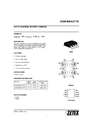 Datasheet ZXMHN6A07T8TA производства Zetex