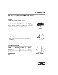 Datasheet ZXMN0545G4 производства Zetex
