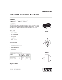 Datasheet ZXMN2A14FTC производства Zetex