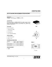 Datasheet ZXMP3A16N8TA производства Zetex