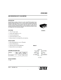 Datasheet ZXSC400 производства Zetex
