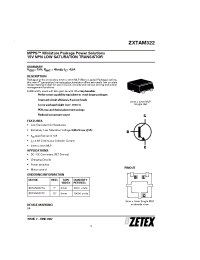 Datasheet ZXTAM322 производства Zetex