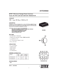 Datasheet ZXTD3M832TC производства Zetex