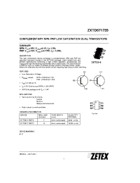 Datasheet ZXTD6717E6TA производства Zetex