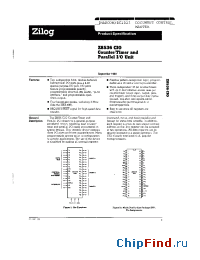 Datasheet Z0853606PSC manufacturer Zilog