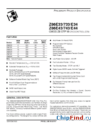 Datasheet Z8674312VSC manufacturer Zilog