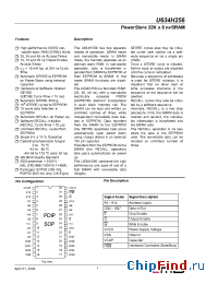 Datasheet U634H256SC45 manufacturer ZMD