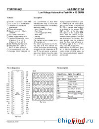 Datasheet UL62H1616ATK15 производства ZMD