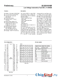 Datasheet UL62H1616B производства ZMD